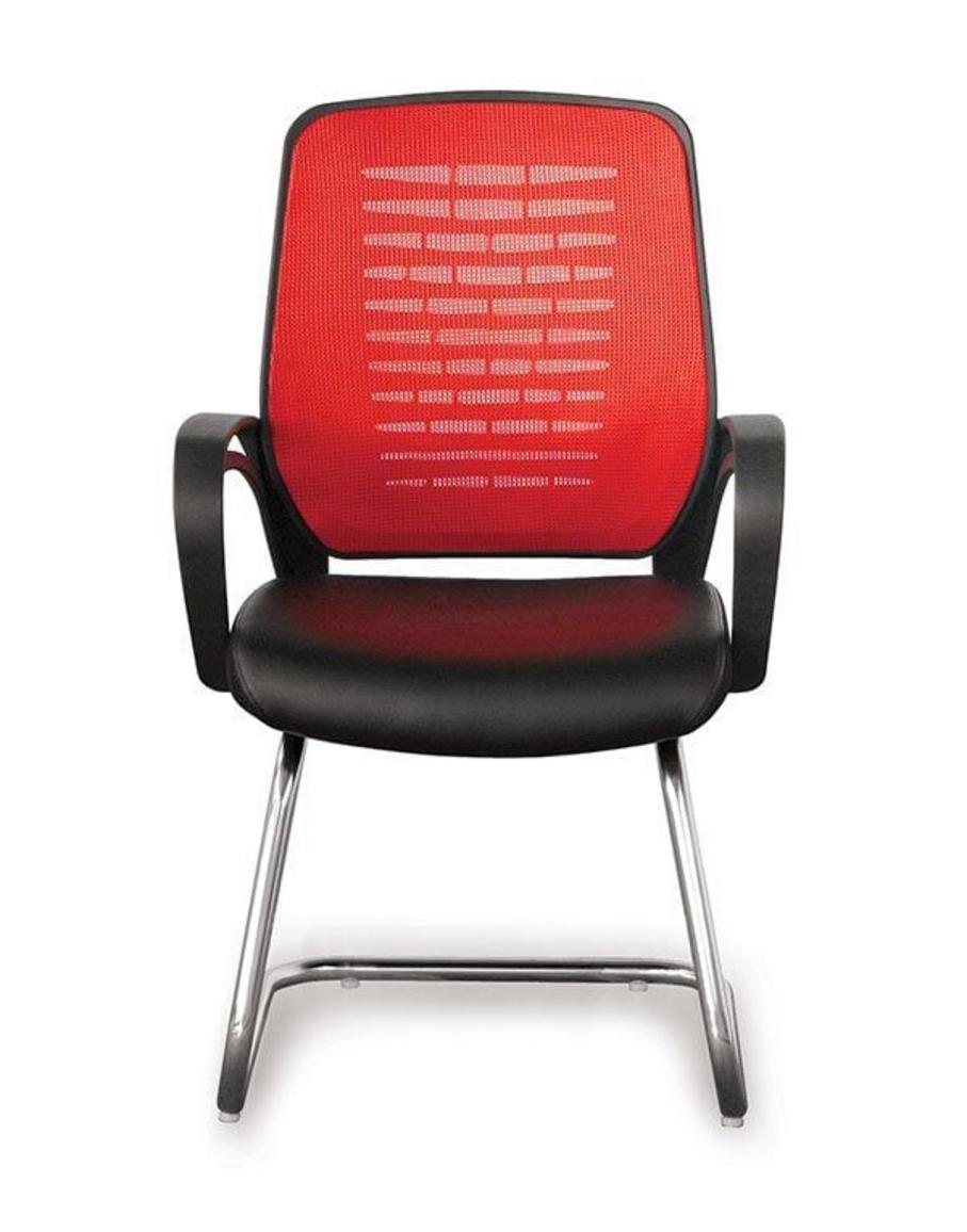 Lưng ghế nhựa đàn hồi kết hợp vải lưới thoáng khí nâng cao trải nghiệm người dùng.