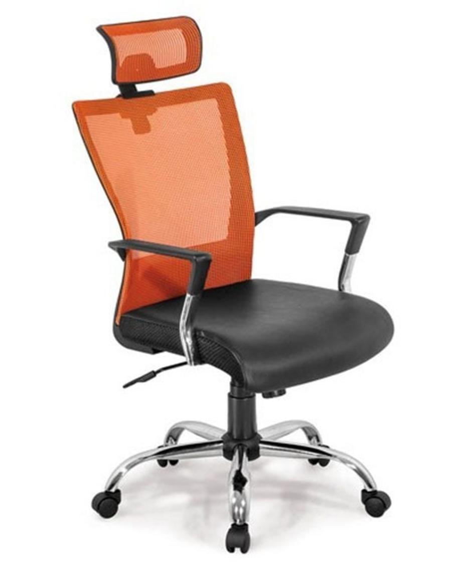 Tựa đầu êm ái kết hợp lưới thoáng mát trên Ghế xoay GX402B-N mang lại sự thoải mái tối ưu.