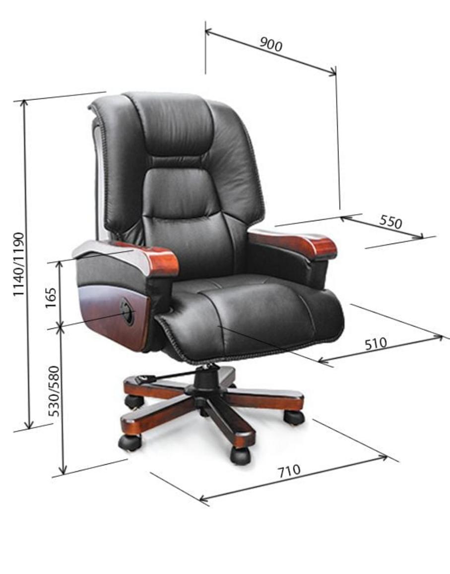 Mặt da thật cao cấp với đường may tinh tế tạo nên sự sang trọng cho Ghế xoay GX501.