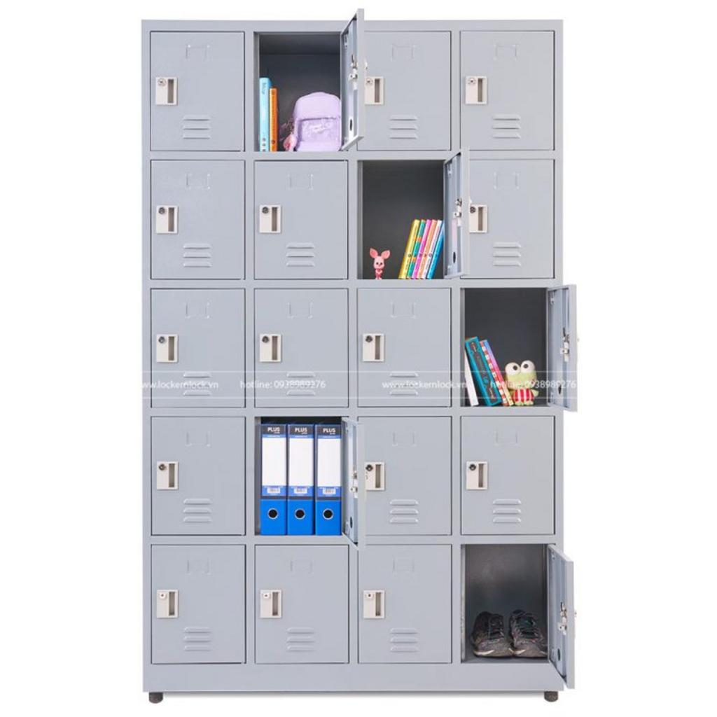 20 ngăn độc lập giúp người dùng dễ dàng phân loại và giữ đồ cá nhân an toàn.