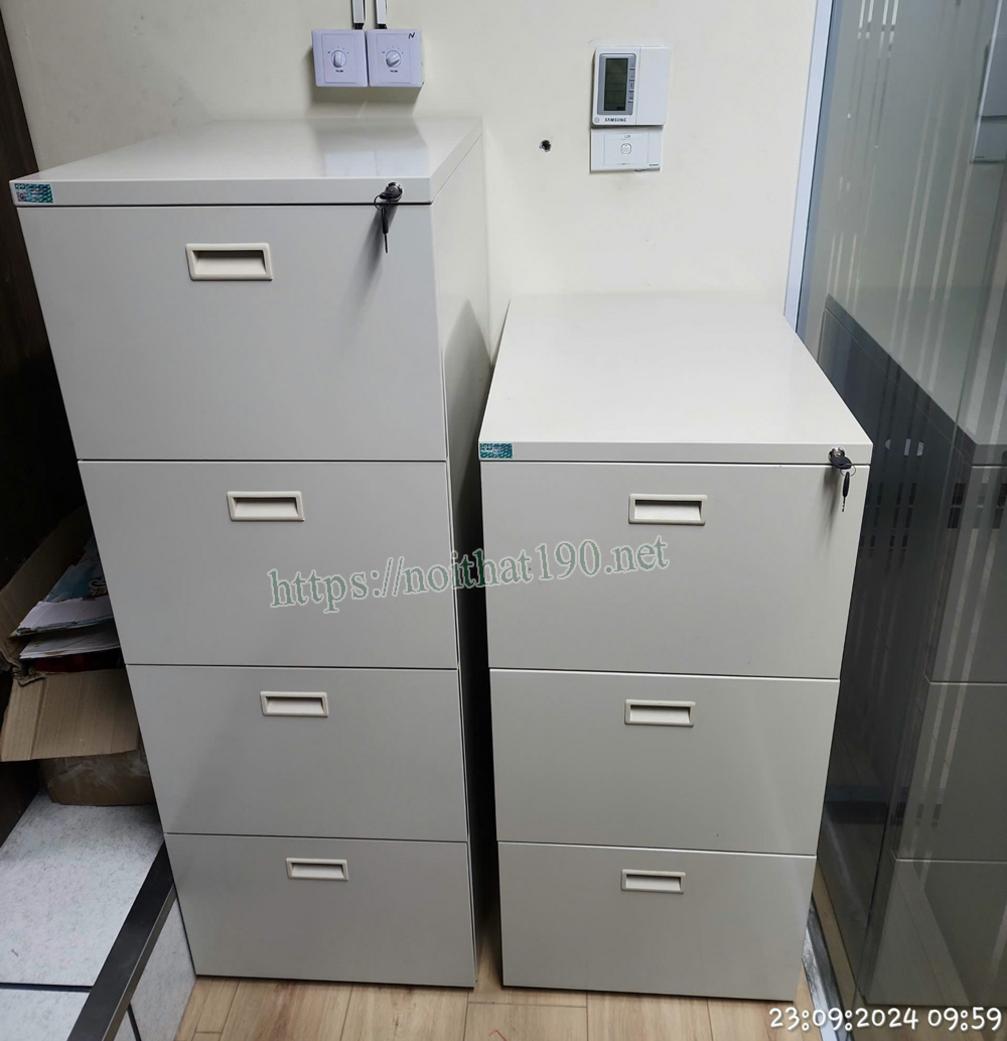 Tủ file TK-3N với 3 ngăn kéo lớn chuẩn A4, tối ưu lưu trữ tài liệu.