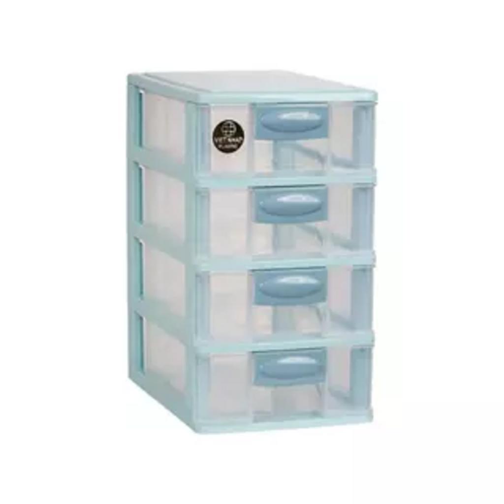 Ba ngăn kéo giúp tách tiền lẻ, tiền chẵn và đồ dùng cá nhân — tiết kiệm thời gian khi cần kiểm kho hoặc đóng quỹ.