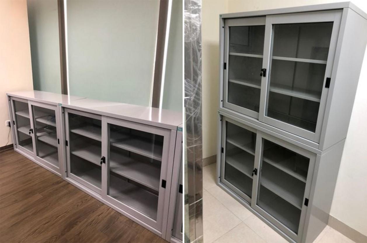 Giá đỡ điều chỉnh linh hoạt giúp tối ưu hóa không gian chứa đồ của Tủ Lùa TL01.