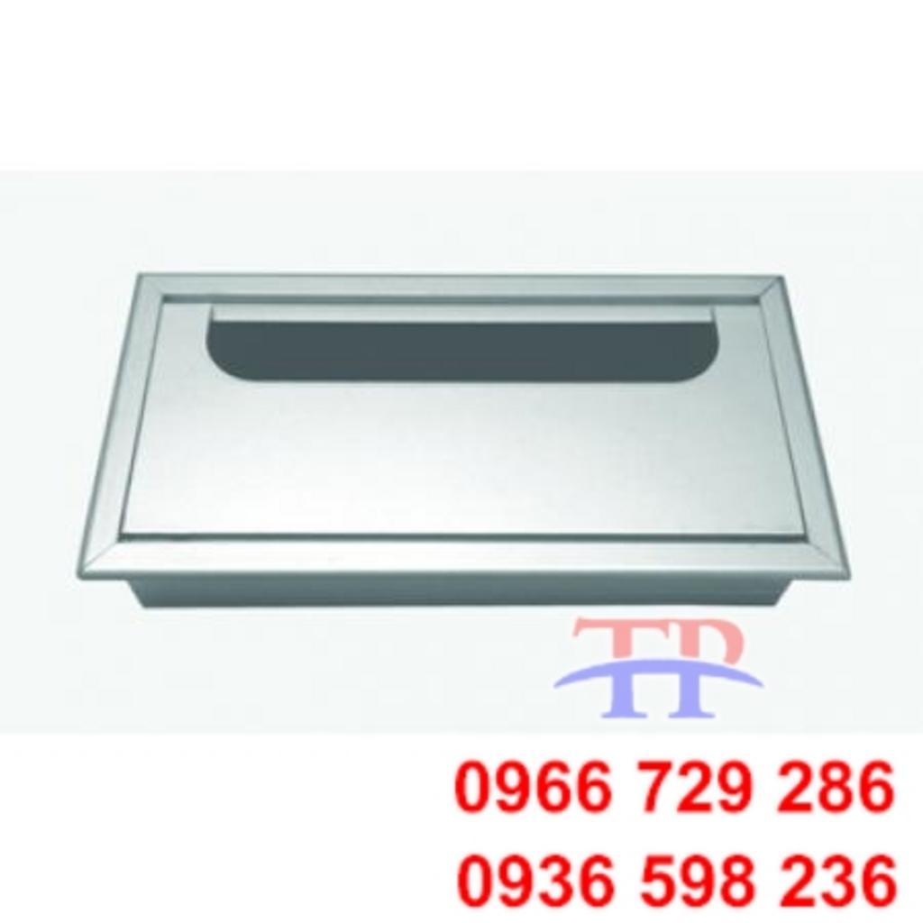 Ảnh cận cảnh chất liệu nhôm đúc và sắt sơn tĩnh điện của Nắp mặt bàn NMB 01, minh họa sự bền bỉ và sang trọng.