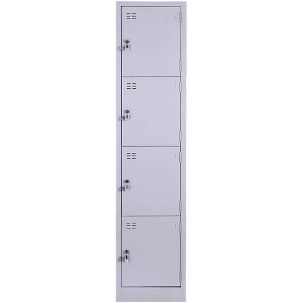 Mỗi ngăn có khóa riêng và tai móc để gắn ổ khóa phụ.