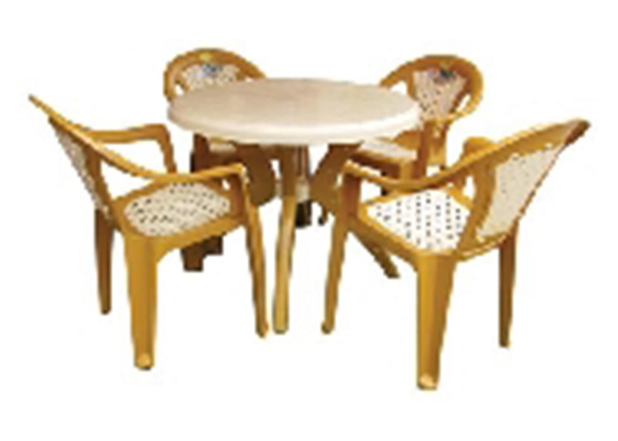 Bàn tròn cao No.B005 - gọn nhẹ, dễ vệ sinh, phù hợp nhiều không gian