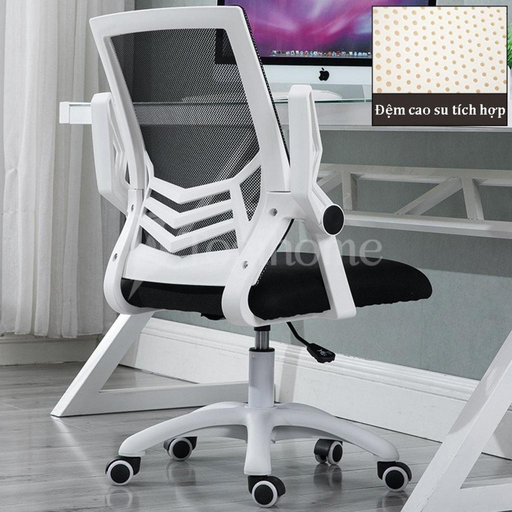 Bánh xe PU giúp di chuyển ghế nhẹ nhàng và bảo vệ sàn nhà.