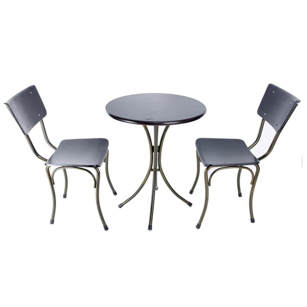 Hình ảnh tổng quan Bộ bàn ghế fansipan kite 02( 1 bàn 2 ghế) với thiết kế tinh tế.