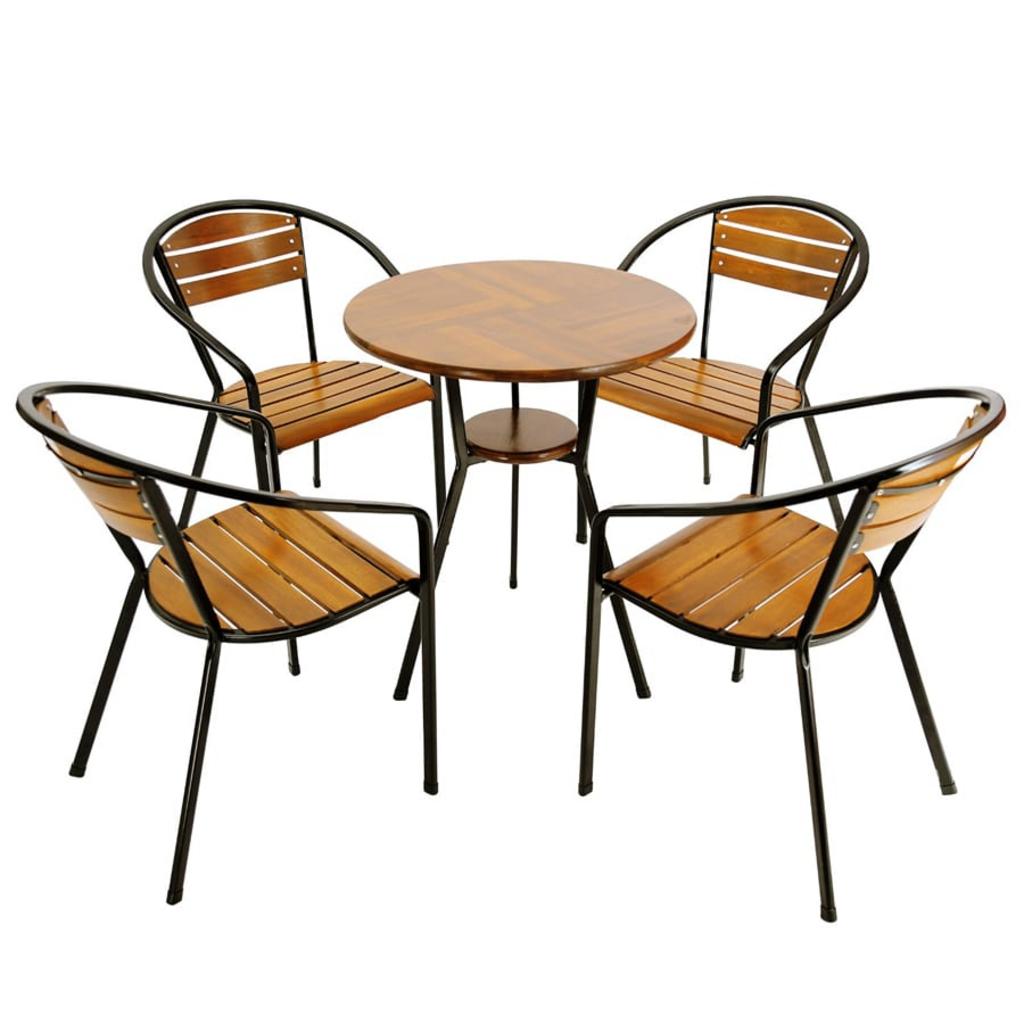 Bộ bàn ghế fansipan moon 03( 1 bàn 4 ghế)