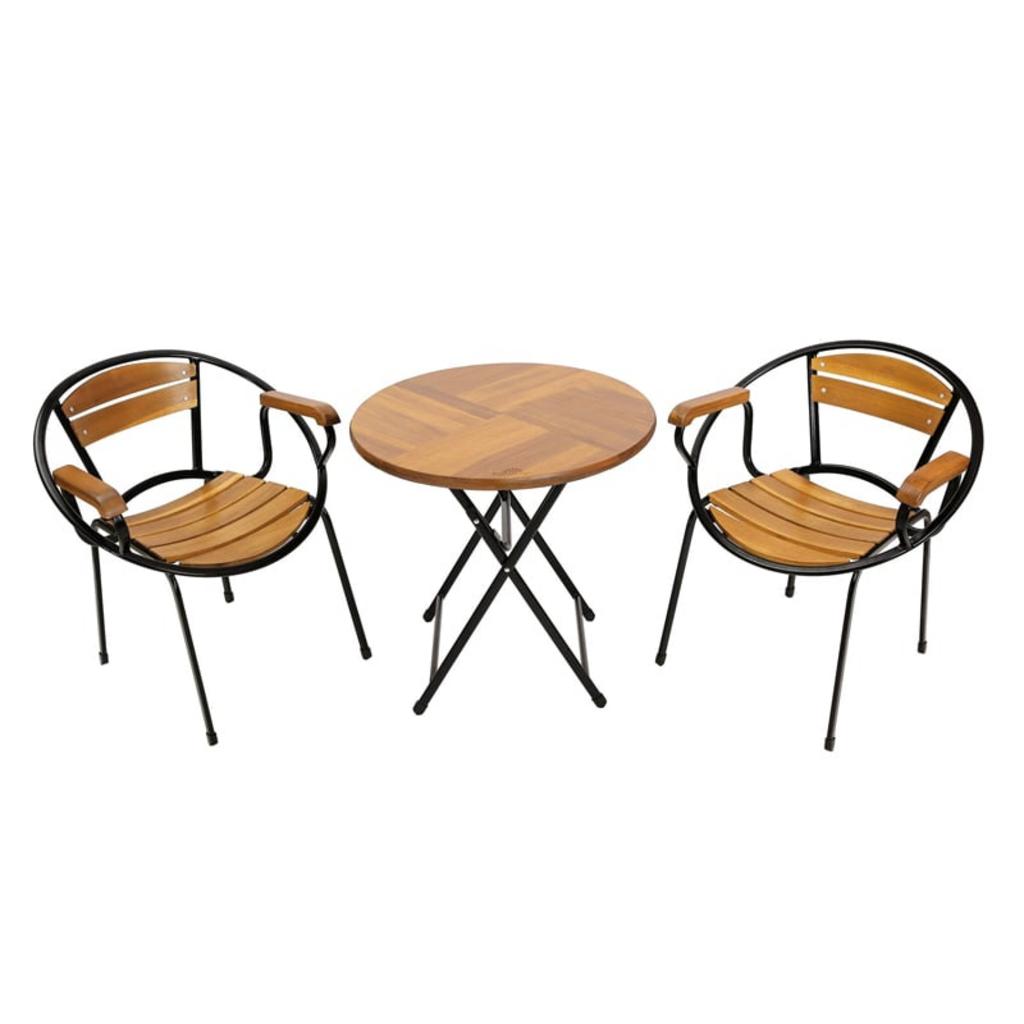 Bộ bàn ghế Fansipan Moon mini 01 phù hợp ban công nhỏ và không gian cafe