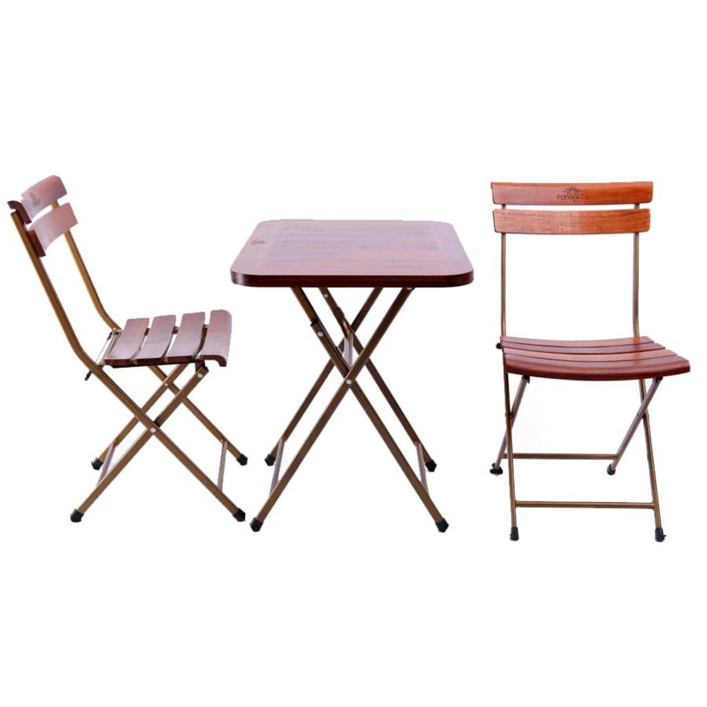 Hình ảnh Bộ bàn ghế Fansipan Patio mini thanh lịch và nhỏ gọn, phù hợp cho không gian ngoài trời và ban công.