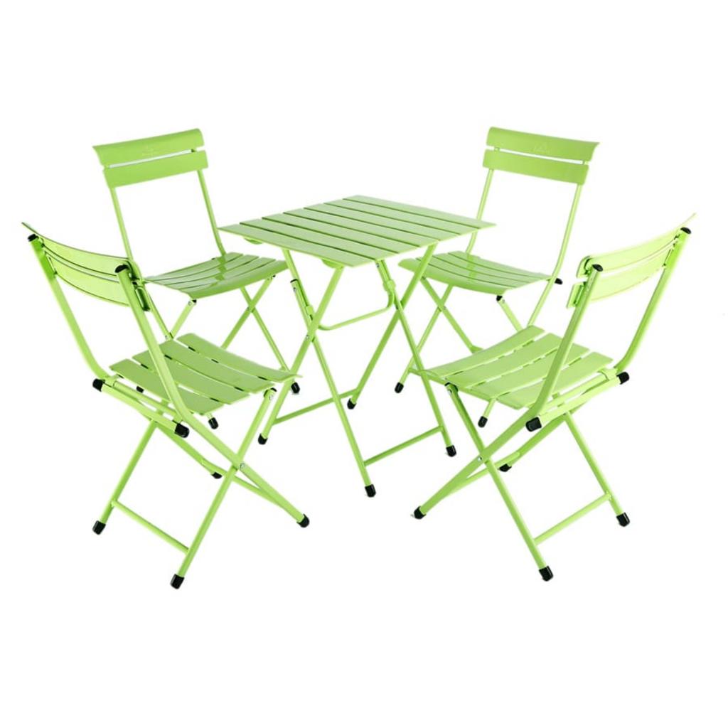 Bộ bàn Ghế Fansipan Patio sắt cao (1 bàn 4 ghế) với thiết kế sang trọng, phù hợp mọi không gian ngoài trời và trong nhà.