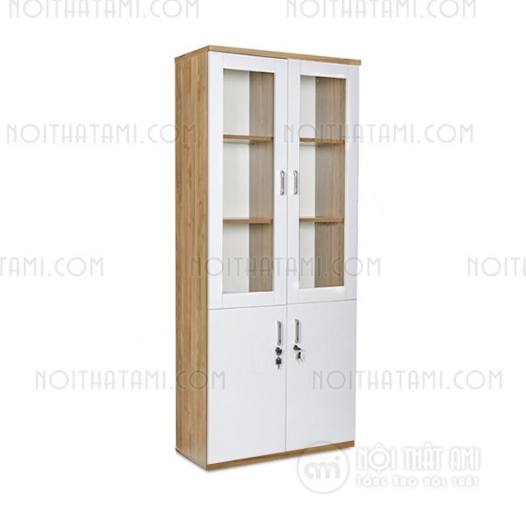 Chân cao su chống trượt giúp tủ đứng vững chắc và bảo vệ sàn nhà.