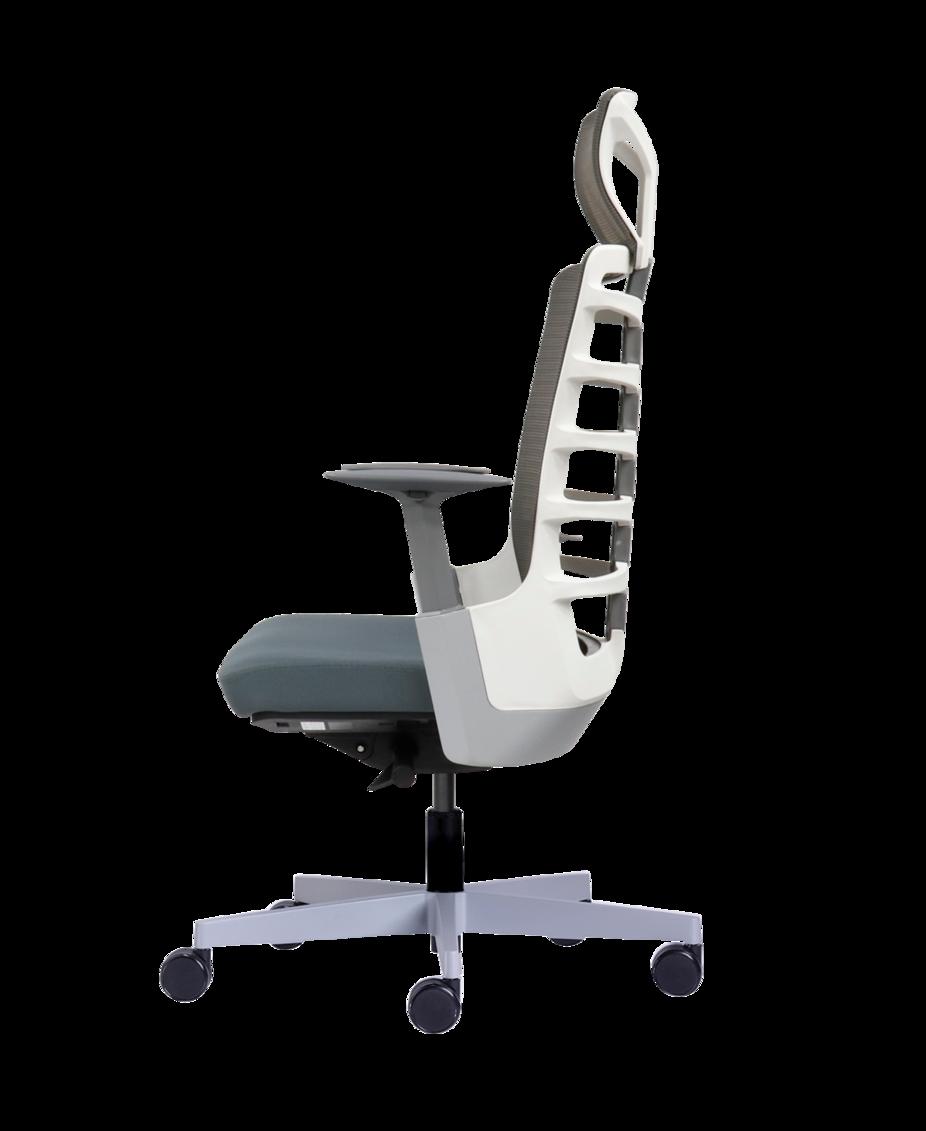 Chân thép mạ crom và bánh xe PU 360° — bền, di chuyển mượt.