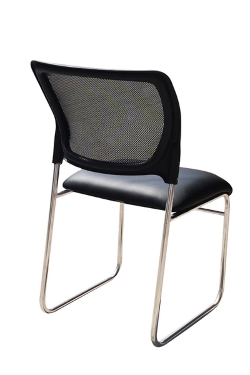 Chân quỳ inox 201 Ø25 dày 1.5 ly bền và chắc chắn trên Ghế văn phòng DP460.