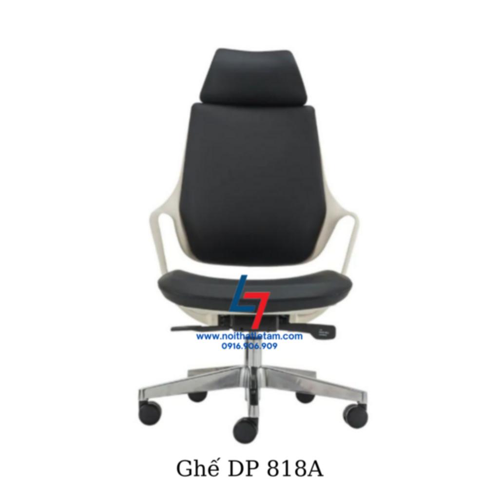 Chân quỳ inox 201 cao cấp giúp ghế văn phòng DP 816Q đứng vững và sang trọng.