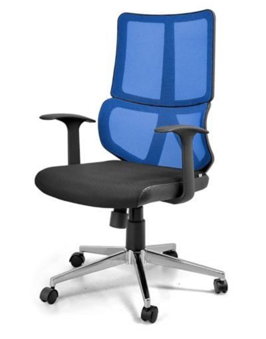 Chân sao mạ crom D325 giúp ghế bền bỉ và giữ thăng bằng vững chắc.