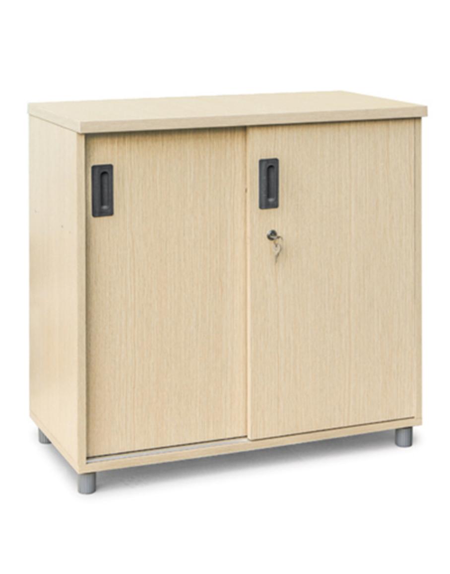 Hình ảnh cận cảnh bề mặt gỗ melamine chống trầy xước của Tủ gỗ TGL02.