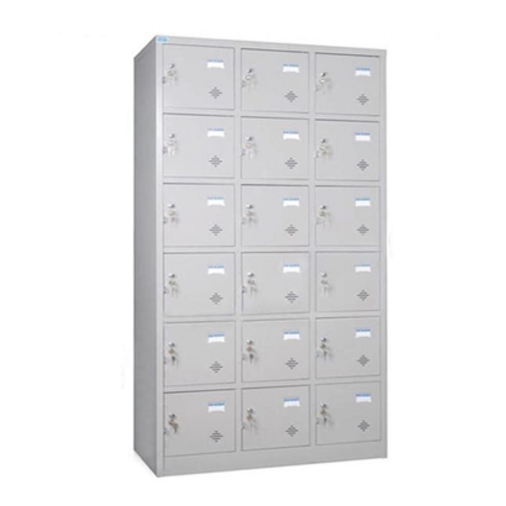 Bề mặt sắt sơn tĩnh điện bền bỉ, giữ màu sắc lâu dài cho tủ TS18.