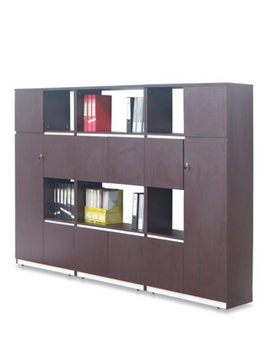 Cụm 3 tủ ghép liền đa năng của Tủ gỗ TG07-C3 giúp tối ưu không gian văn phòng nhỏ.