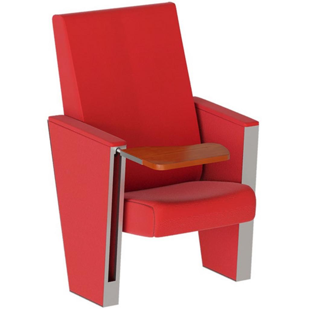 Đệm mút đúc bọc da hoặc vải nỉ mang lại cảm giác êm ái và tiện lợi khi sử dụng Ghế hội trường DP K611.