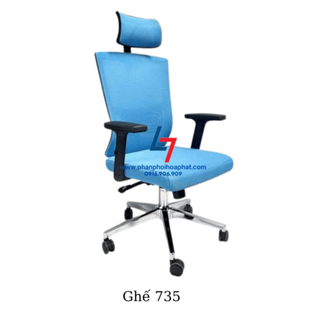 Đệm mút êm ái tạo sự thoải mái vượt trội cho Ghế văn phòng DP458.