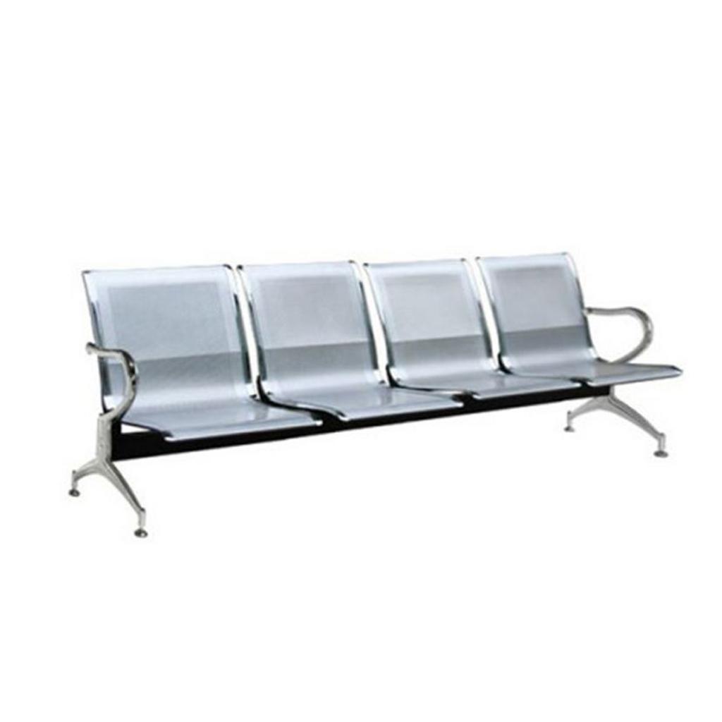 Hình ảnh đệm và tựa lưng có lỗ thoáng khí của ghế băng chờ DPY19 inox.