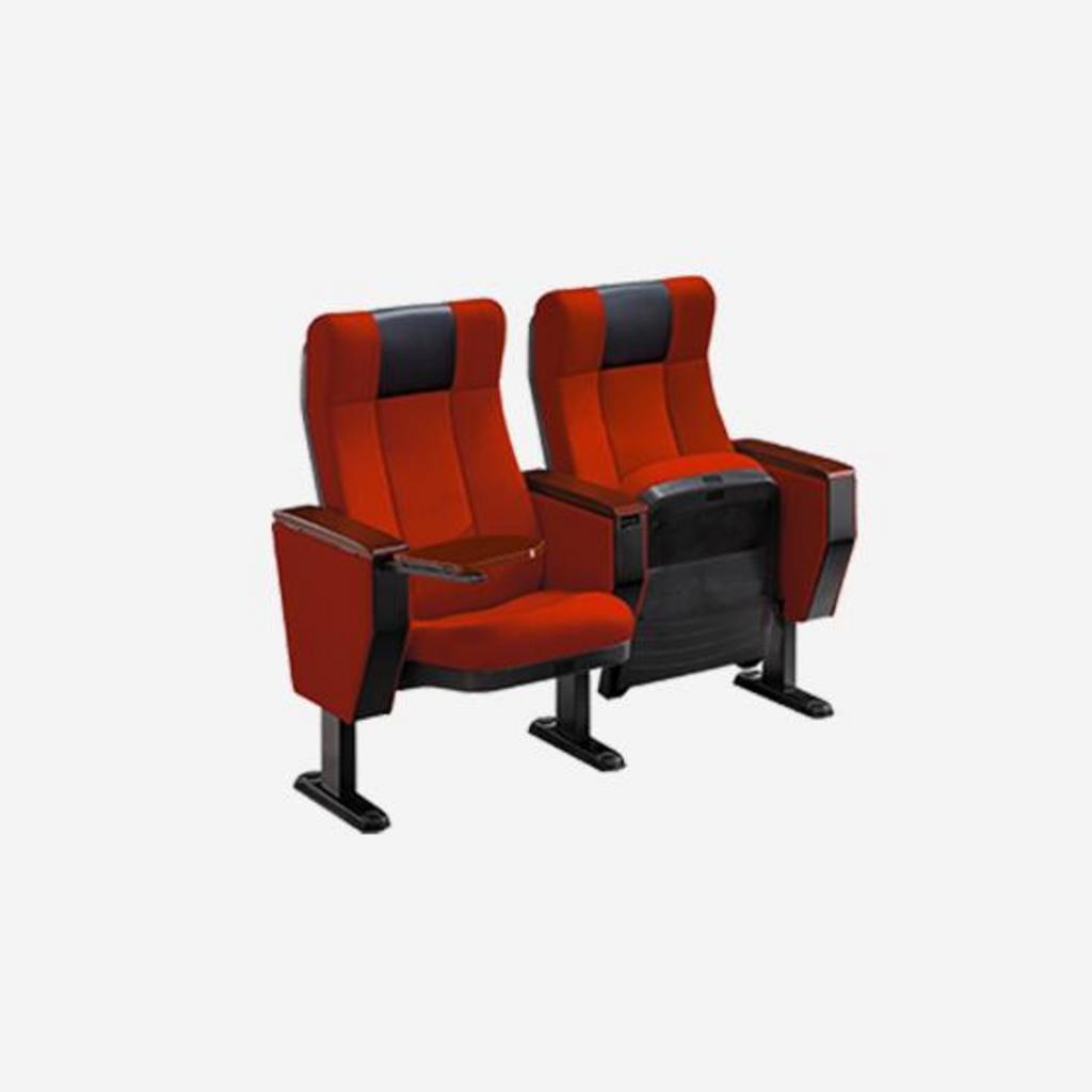 Đệm và tựa mút đúc bọc vải nỉ hoặc da công nghiệp mang lại sự êm ái và dễ dàng vệ sinh.