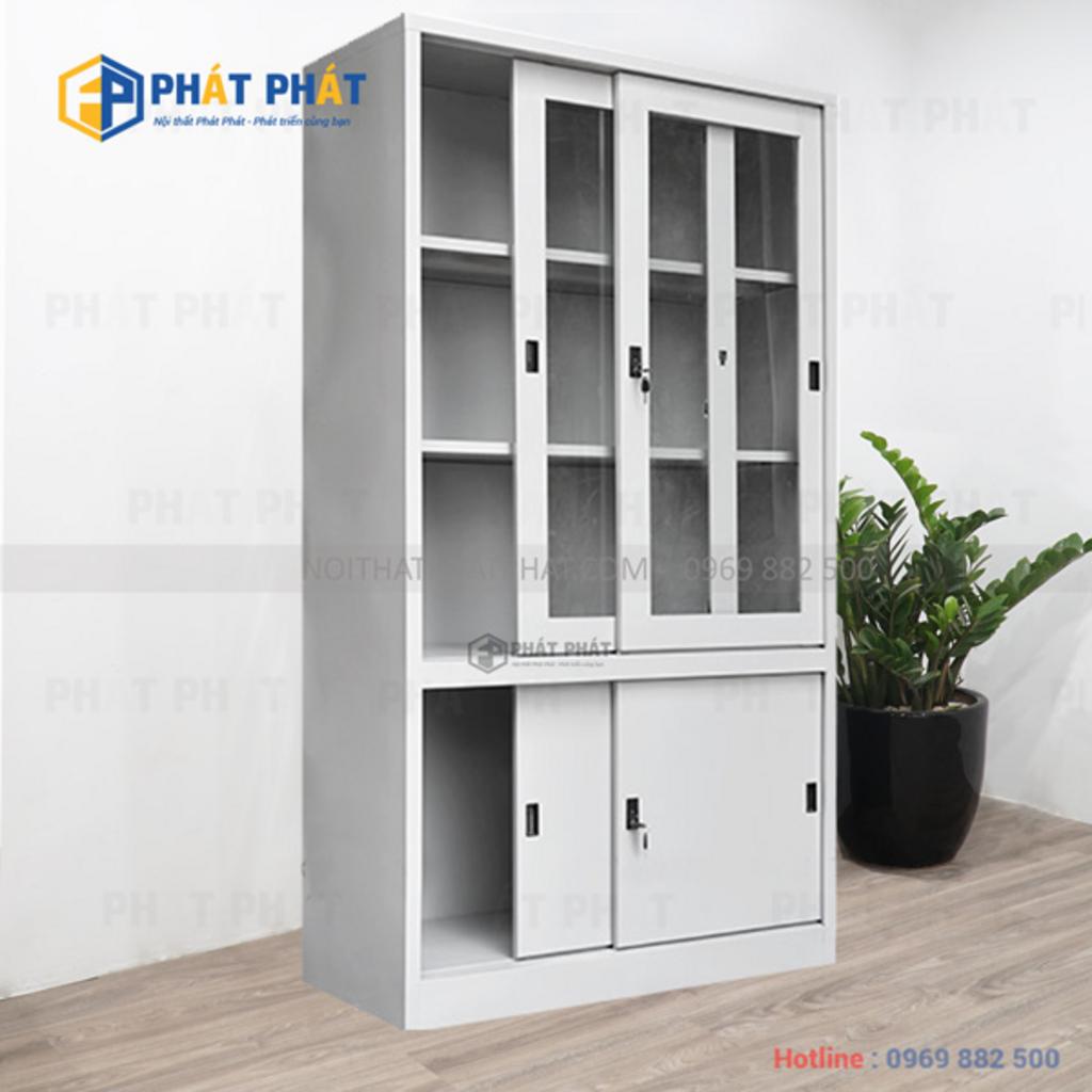 Bề mặt sơn tĩnh điện ghi xám — chống gỉ, dễ lau chùi và bền lâu.