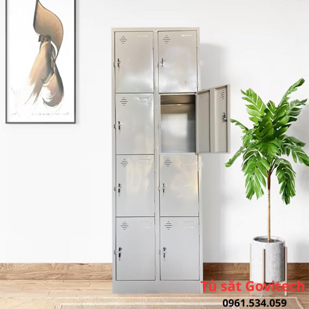 Mỗi khoang chia 2 ngăn — dễ phân chia cho nhóm nhân viên hoặc học sinh.