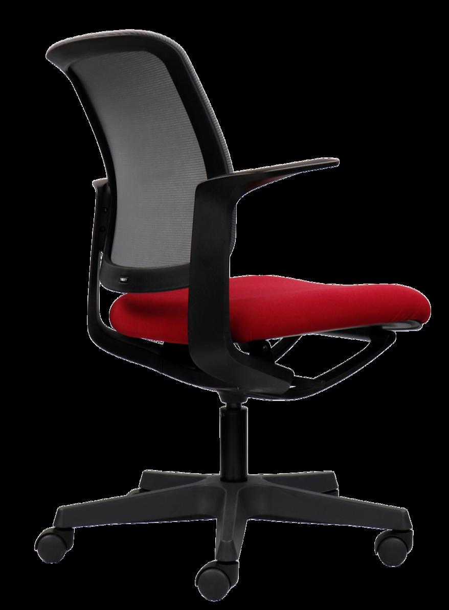 Lưng lưới chịu lực giúp thông khí tốt và giữ tư thế ổn định khi ngồi lâu.