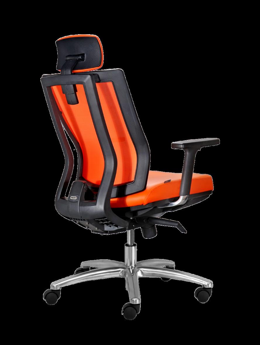 Tựa đầu có thể điều chỉnh chiều cao — hỗ trợ cổ khi bạn làm việc lâu.