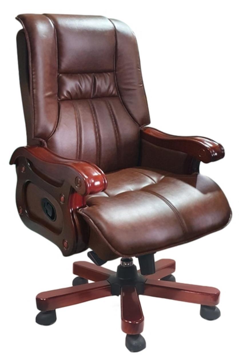 Ghế văn phòng H983 với thiết kế sang trọng, chất liệu da simili bền đẹp và chân gỗ tự nhiên cao cấp.