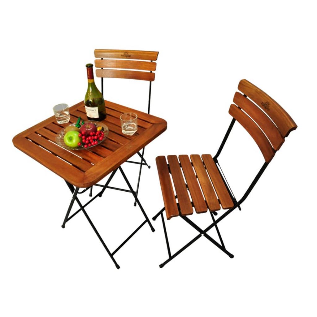 Chất liệu gỗ Acacia bền bỉ với lớp phủ dầu chống nước và mối mọt.