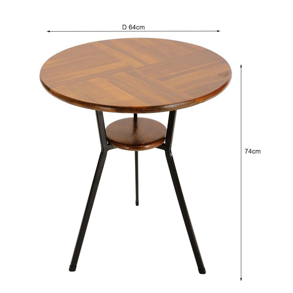 Chất liệu gỗ Acacia tự nhiên, phủ dầu chống nước, mang lại sự bền bỉ và sang trọng cho bàn.