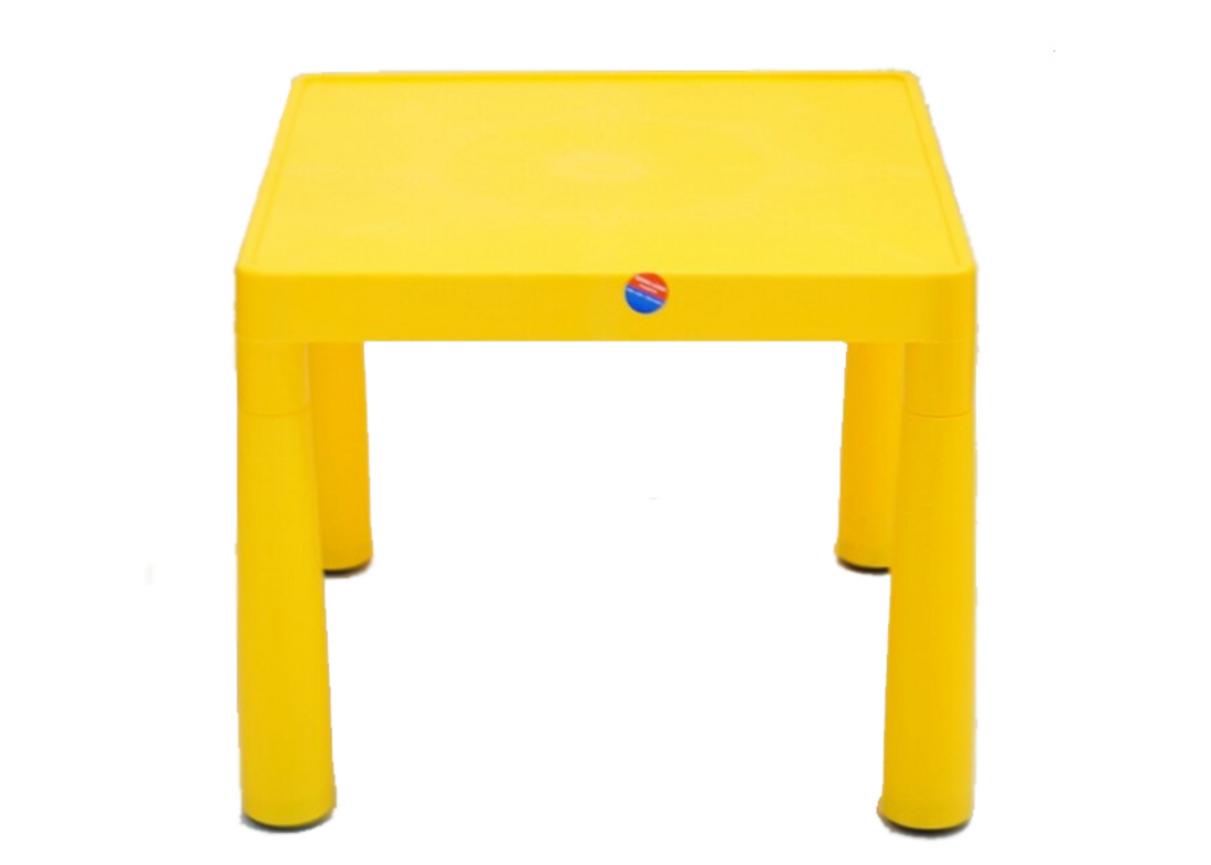 Bàn vuông No.B004 (PP) — nhỏ gọn, màu sắc nổi bật, phù hợp ban công, bếp nhỏ và quán cafe.