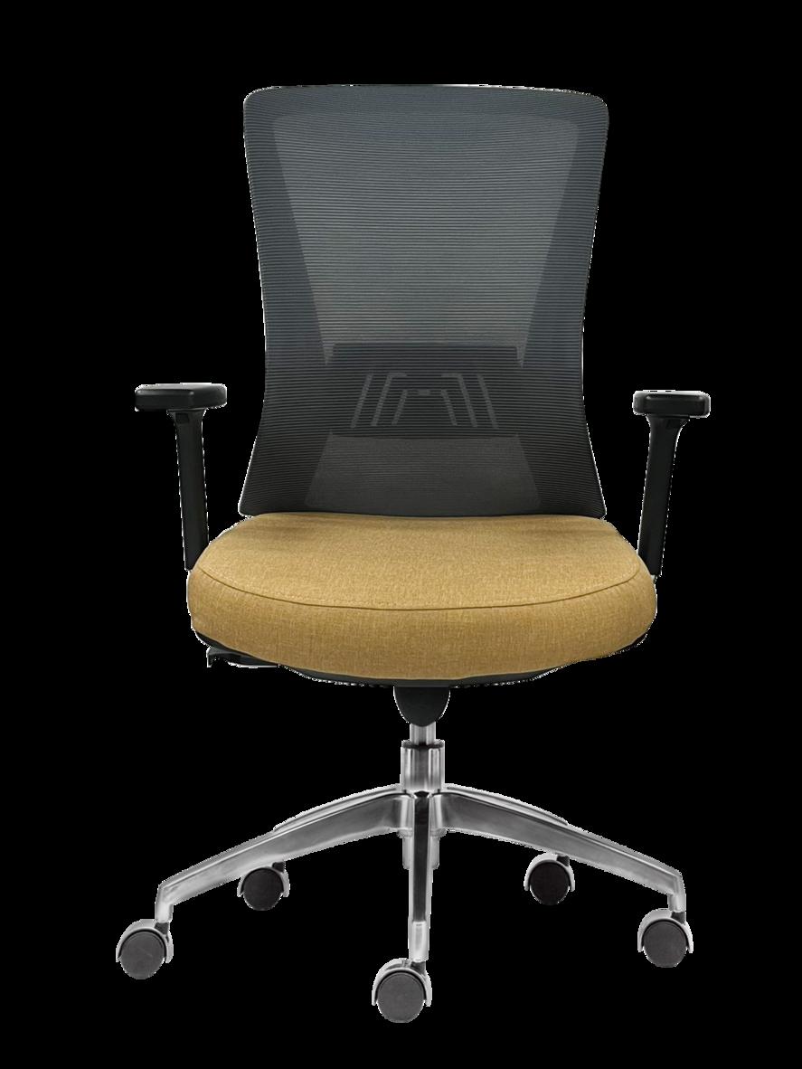 Ghế Aloha — hero shot hiển thị thiết kế lưng lưới và đệm 60mm.