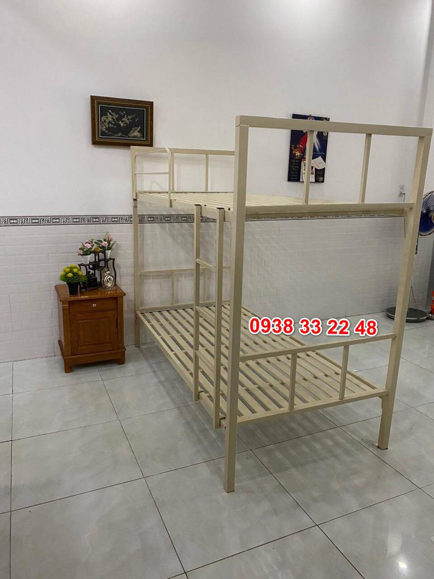 Giường sắt 2 tầng hộp 48 0.8m, thiết kế hiện đại, tiết kiệm không gian hoàn hảo cho phòng ký túc xá và gia đình.