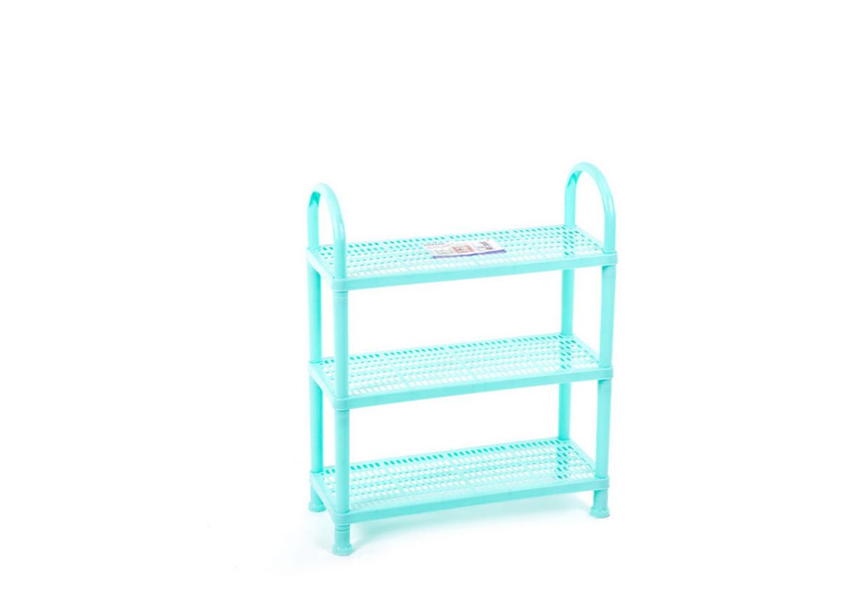 Kệ dép lưới lớn 3 tầng No.K638/3 — gọn gàng và khô thoáng cho lối vào nhà.