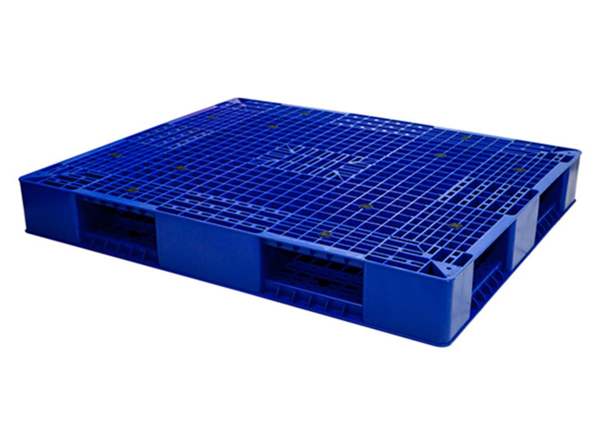 Pallet liền khối 2 mặt 403 (HDPE) - bền, chịu tải lớn, dùng 2 mặt.
