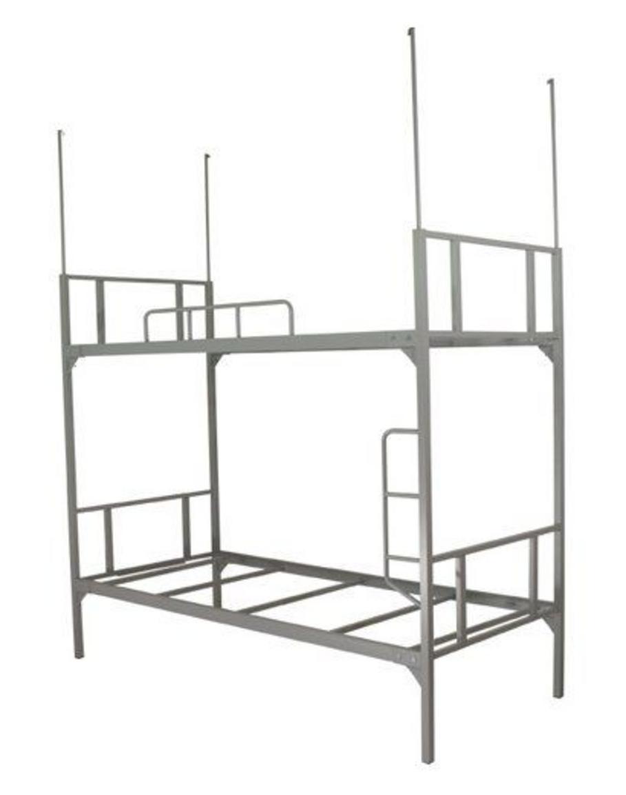 Hình ảnh tổng quan Giường sắt JS-2T với khung thép chắc chắn và thiết kế thanh lịch.