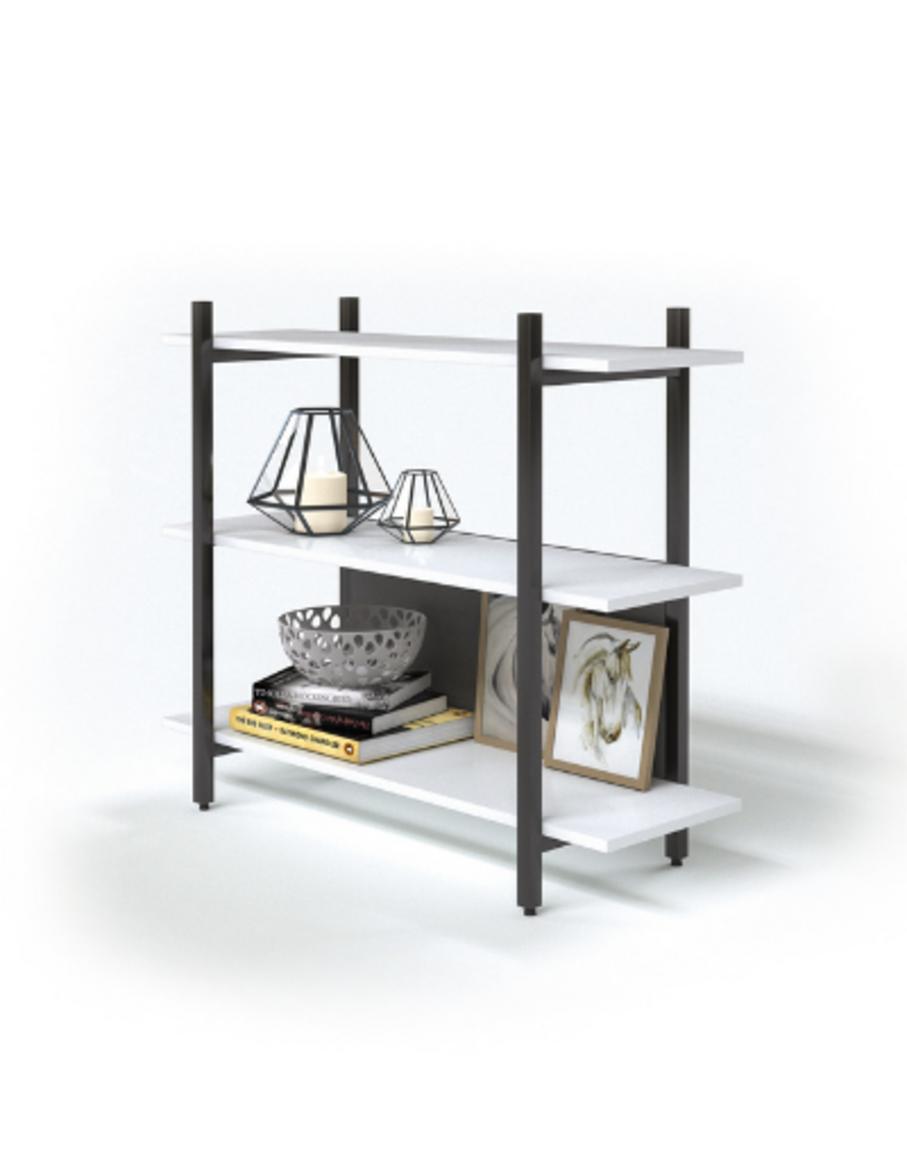 Kệ sách KS02-80 với thiết kế hiện đại, tối giản phù hợp mọi không gian.