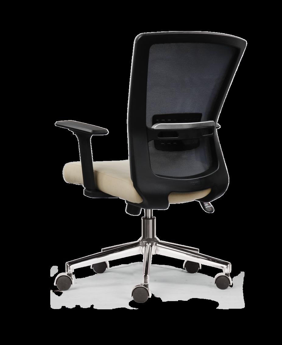 Cơ chế hỗ trợ cột sống có thể điều chỉnh — phù hợp nhiều vóc dáng.