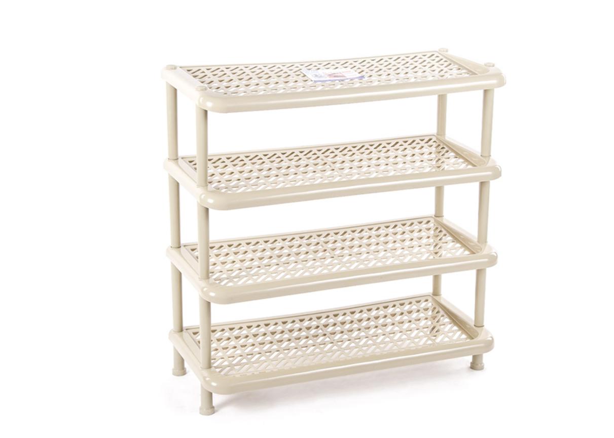 Hero image: Kệ trung 4 Tầng No.K0173/4 — 4 tầng, PP chịu lực, phù hợp góc kho nhỏ.