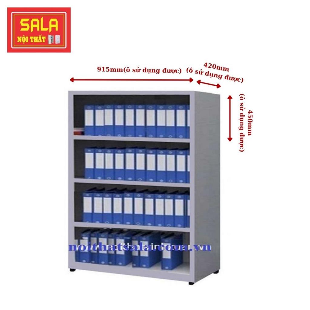 Tầng kệ chịu tải đến 150kg, phù hợp lưu trữ hồ sơ và thiết bị văn phòng.
