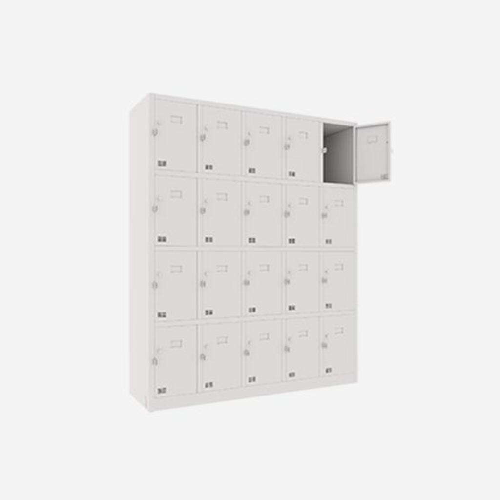 Khung tủ được hàn liền, tăng độ chắc chắn và ổn định khi sử dụng.