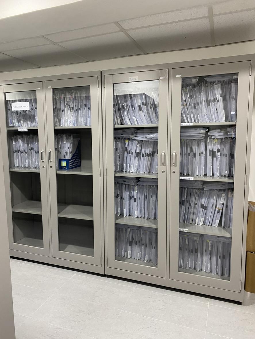 Khóa an toàn chắc chắn bảo vệ tài liệu quan trọng.