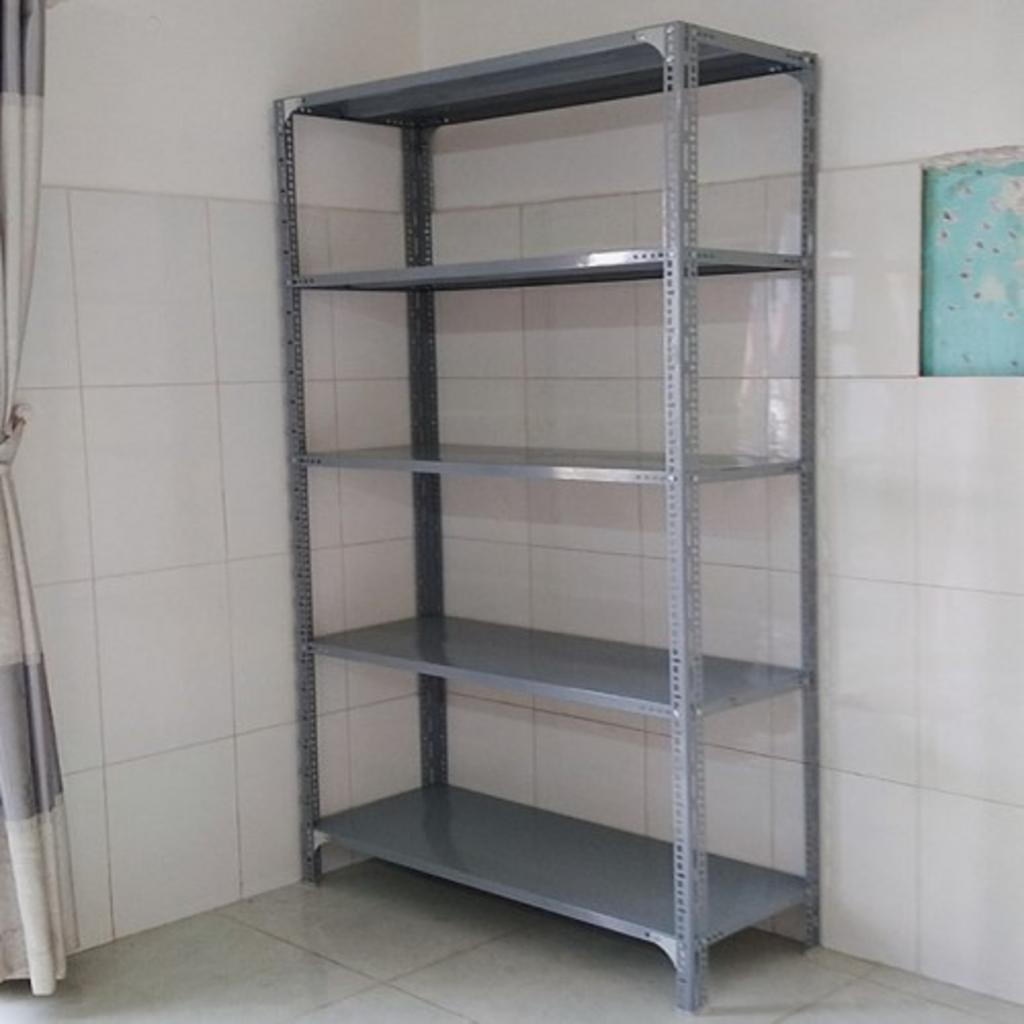 Khung thép hộp hàn liền của kệ K5T, mối hàn phẳng và chắc