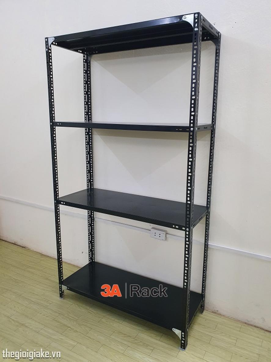 Khung thép V đục lỗ chắc chắn, dễ dàng tháo ráp và điều chỉnh linh hoạt.