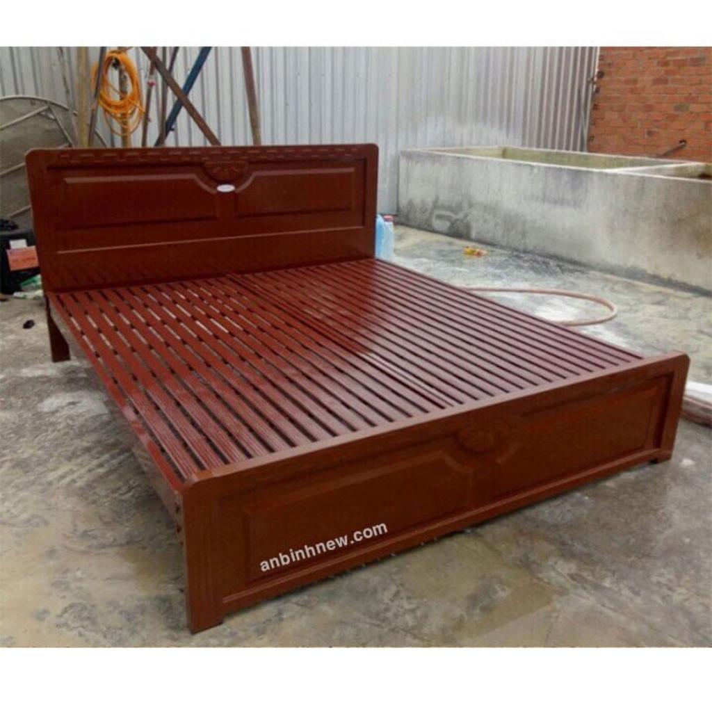 Kích thước giường 160cm x 200cm phù hợp với phòng nhỏ và gia đình nhỏ.